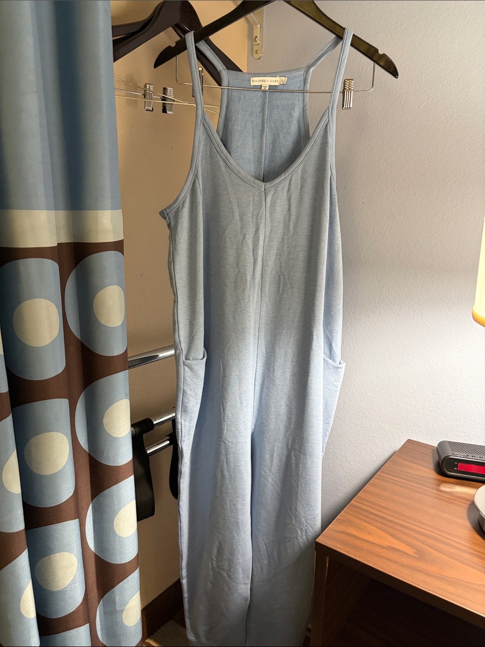 Sincerely Jules Light Blue Sleeveless V-Neck Jumpsuit